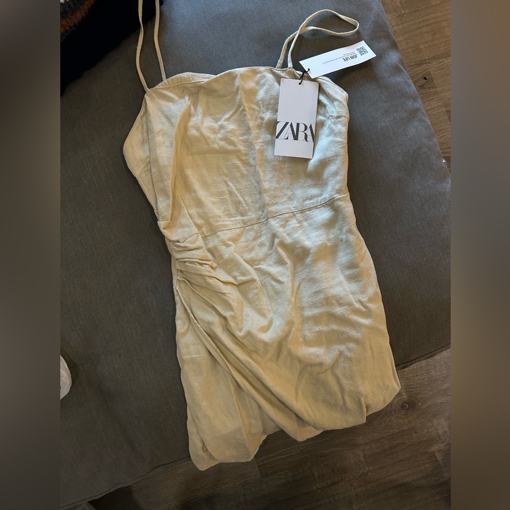Fitted Zara Scrunch Dress